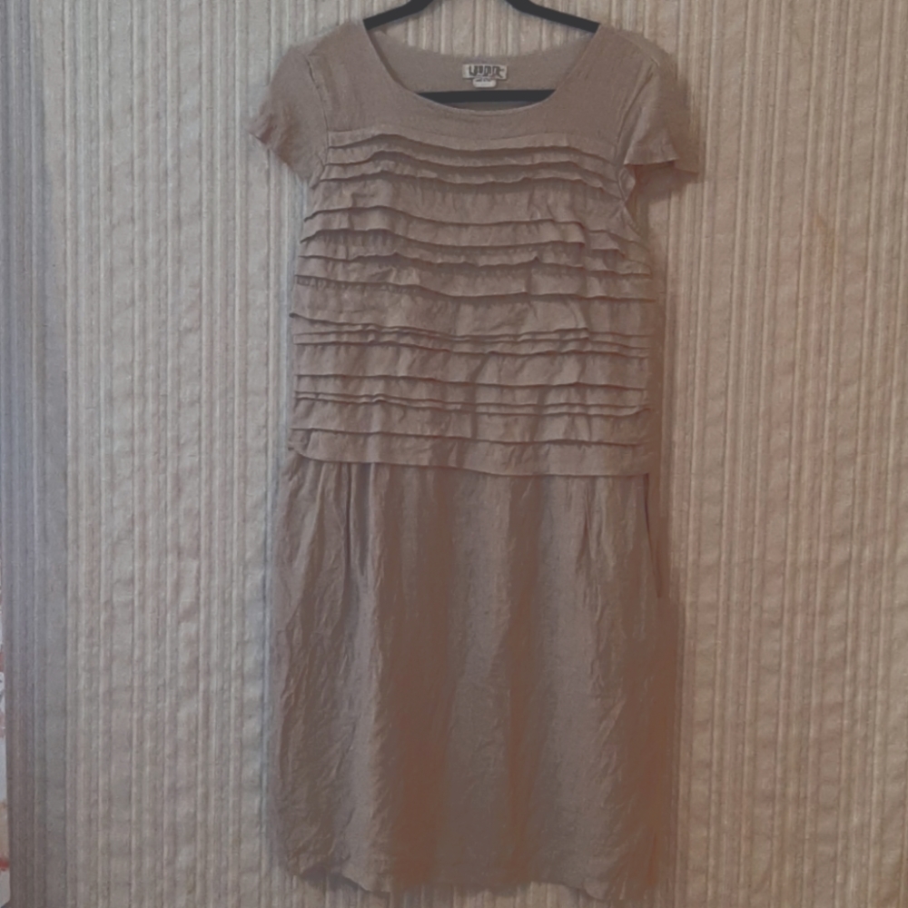 Lavinia linen ruffle dress size L